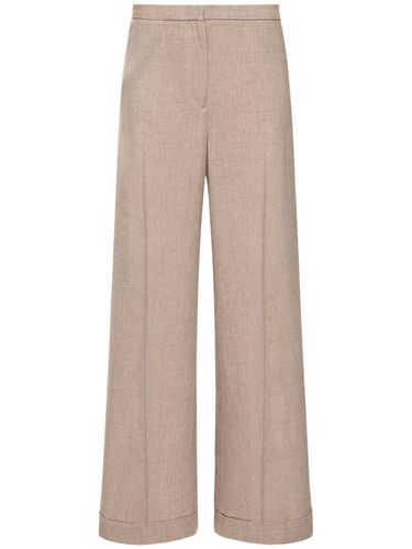 Pantalon Ample En Viscose Mélangée Fluide - TOTEME - Modalova