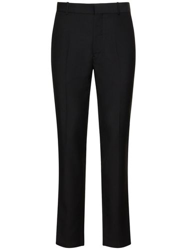 Pantalon Slim En Laine Mélangée - ALEXANDER MCQUEEN - Modalova