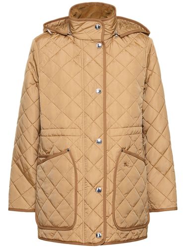 Veste Matelassée À Capuche Roxbugh - BURBERRY - Modalova