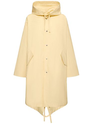 Parka En Toile De Coton Imprimé Logo - JIL SANDER - Modalova