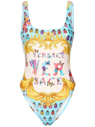 Maillot De Bain Une Pièce Imprimé La Vacanza - VERSACE - Modalova