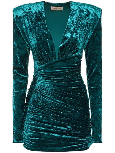 Robe Courte En Velours - ALEXANDRE VAUTHIER - Modalova