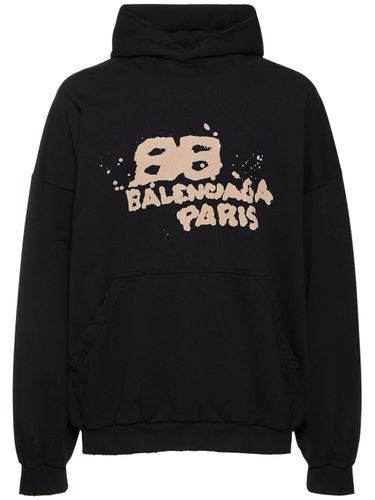 Sweat En Coton À Capuche Bb - BALENCIAGA - Modalova