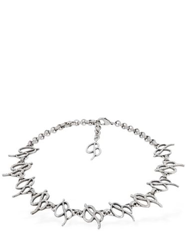 Choker À Logo B Multiple En Cristaux - BLUMARINE - Modalova