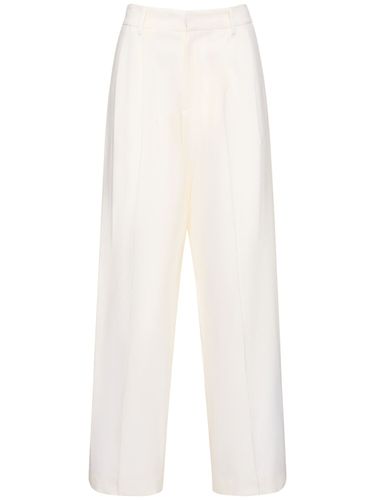 Pantalon Ample En Laine Légère Doublée Twisted - GIUSEPPE DI MORABITO - Modalova