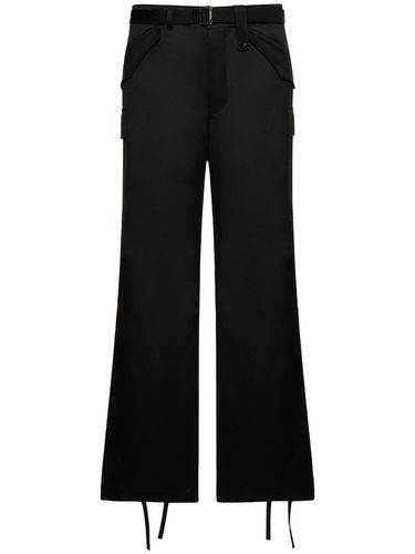 Pantalon Cargo Chino En Coton - SACAI - Modalova