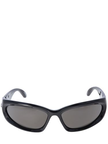 Lunettes De Soleil Ovales Swift 0157s - BALENCIAGA - Modalova