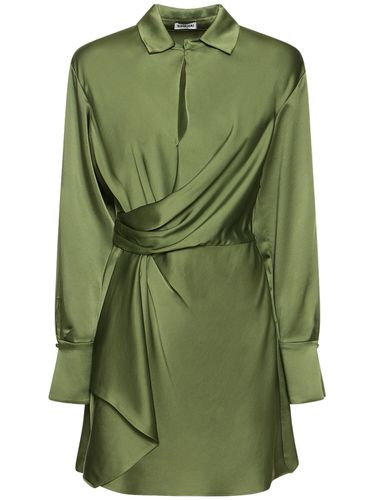 Robe Courte En Satin Drapé Talit - SIMKHAI - Modalova