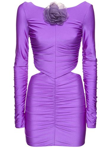 Robe Courte En Jersey Stretch Brillant - GIUSEPPE DI MORABITO - Modalova