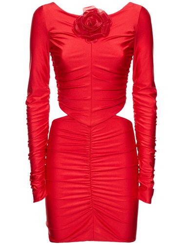 Robe Courte En Jersey Stretch Brillant - GIUSEPPE DI MORABITO - Modalova