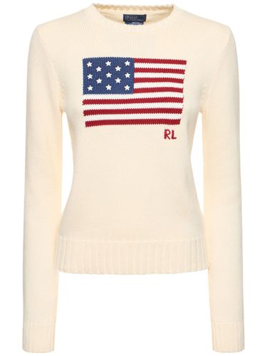 Pull-over En Maille De Coton - POLO RALPH LAUREN - Modalova