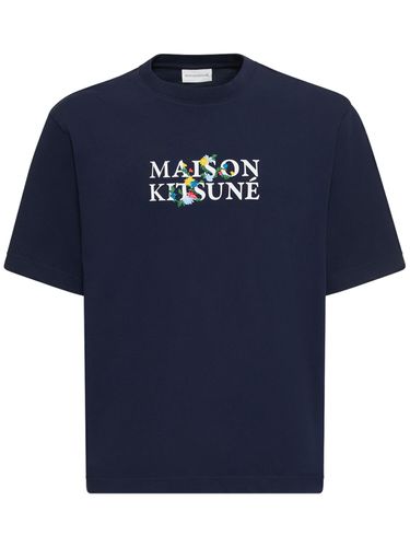 T-shirt Oversize Maison Kistune - MAISON KITSUNÉ - Modalova