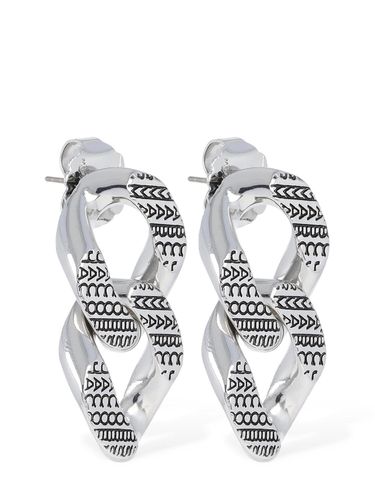 Boucles D'oreilles À Maillons De Chaîne Monogramme - MARC JACOBS - Modalova