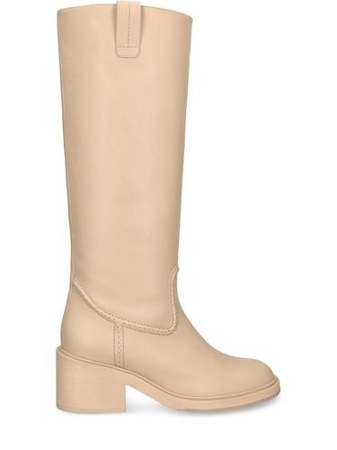 Bottes Hautes En Cuir Mallo 60 Mm - CHLOÉ - Modalova