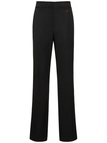 Pantalon En Crêpe De Laine Le Pantalon Ficelle - JACQUEMUS - Modalova