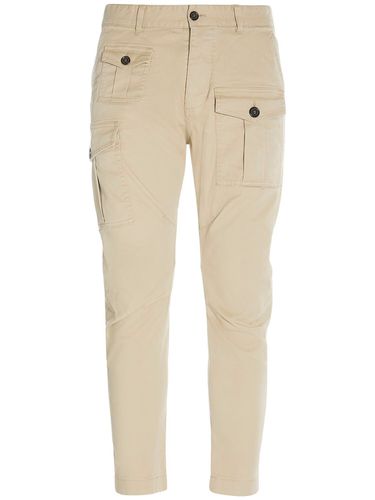 Pantalon Sexy Cargo En Coton Stretch - DSQUARED2 - Modalova