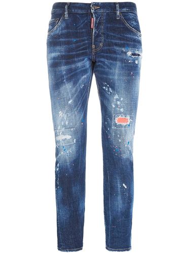 Jean Sexy Twist En Denim De Coton Stretch - DSQUARED2 - Modalova