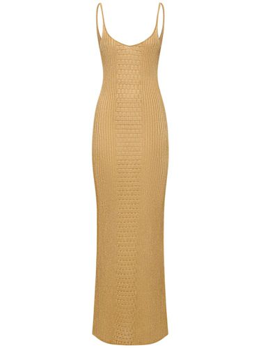 Robe Longue En Maille De Lurex Zarina - NILI LOTAN - Modalova