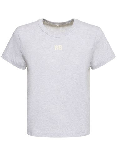 T-shirt En Jersey De Coton Essential - ALEXANDER WANG - Modalova