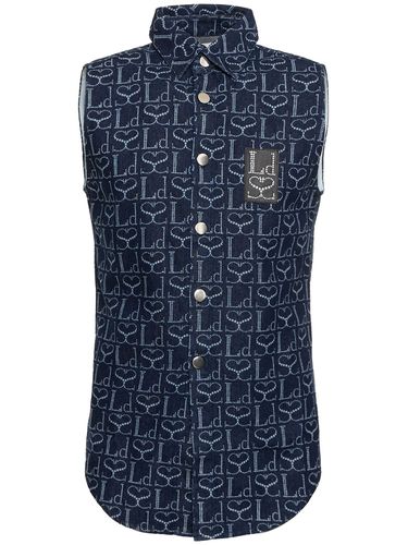 Chemise Sans Manches En Denim De Coton Monogramme - LUDOVIC DE SAINT SERNIN - Modalova