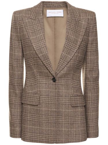 Veste En Flanelle À Boutonnage Simple Georgina - MICHAEL KORS COLLECTION - Modalova