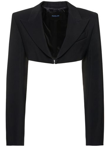 Veste Courte En Sergé De Viscose - MUGLER - Modalova