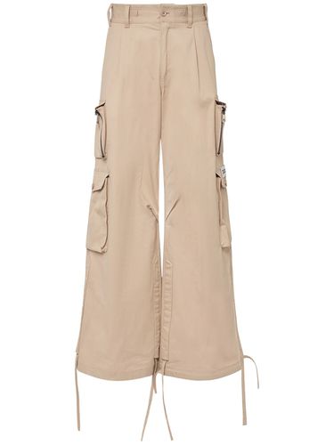 Pantalon Cargo Ample En Coton - DOLCE & GABBANA - Modalova