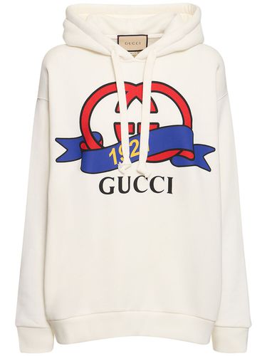 Sweat-shirt En Coton Gg 1921 - GUCCI - Modalova