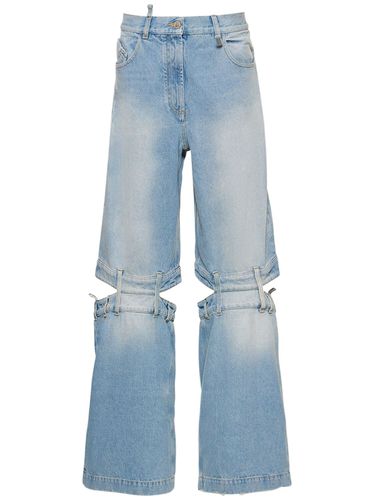 Jean En Denim Ajouré - THE ATTICO - Modalova