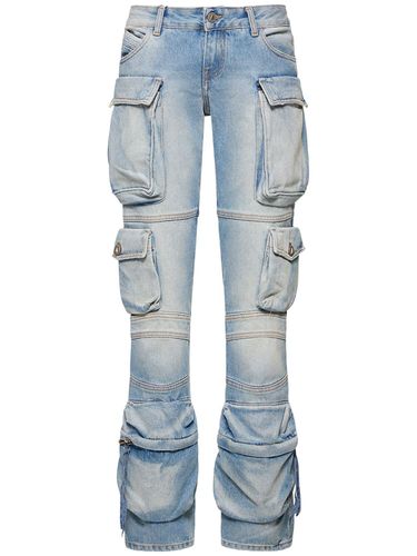 Jean Cargo En En Denim Taille Basse Essie - THE ATTICO - Modalova