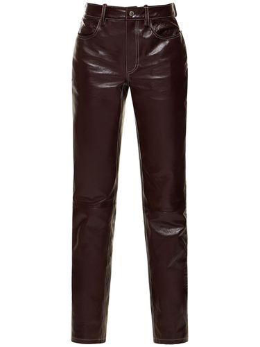 Pantalon Droit En Cuir - MARINE SERRE - Modalova