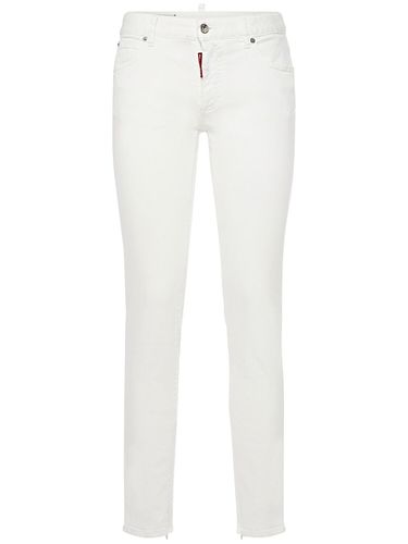 Jean Skinny En Denim Taille Basse Twiggy - DSQUARED2 - Modalova