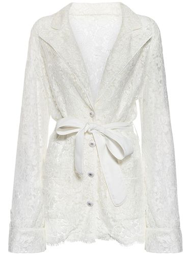 Veste En Dentelle À Boutonnage Simple - DOLCE & GABBANA - Modalova