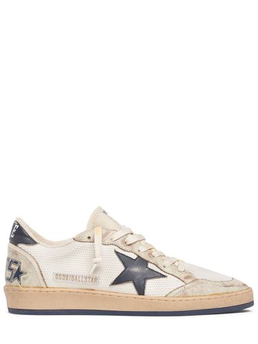 Sneakers En Cuir Et Mesh Ballstar - GOLDEN GOOSE - Modalova