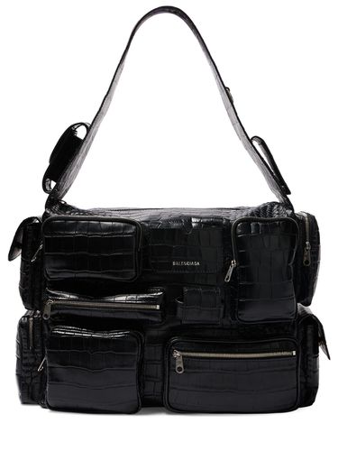 Sac En Cuir Superbusy - BALENCIAGA - Modalova