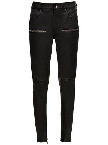 Pantalon En Cuir Remy - ANINE BING - Modalova