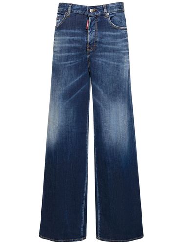 Jean Ample En Denim Taille Mi-haute Traveler - DSQUARED2 - Modalova