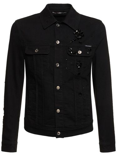 Veste En Denim Stretch - DOLCE & GABBANA - Modalova