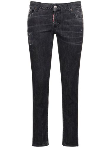 Jean Skinny En Denim Taille Basse Jennifer - DSQUARED2 - Modalova