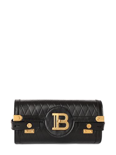 Pochette En Cuir Embossé B-buzz 23 - BALMAIN - Modalova