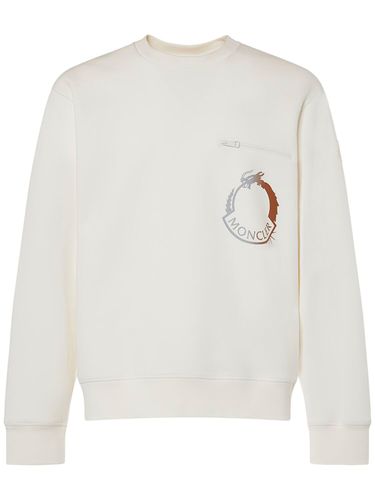 Sweat-shirt En Coton Mélangé Cny - MONCLER - Modalova