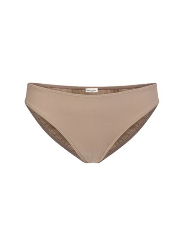 Bas De Bikini Taille Basse En Nylon Mélangé - SAINT LAURENT - Modalova