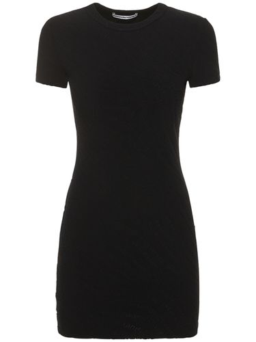 Robe Courte À Manches Courtes - ALEXANDER WANG - Modalova