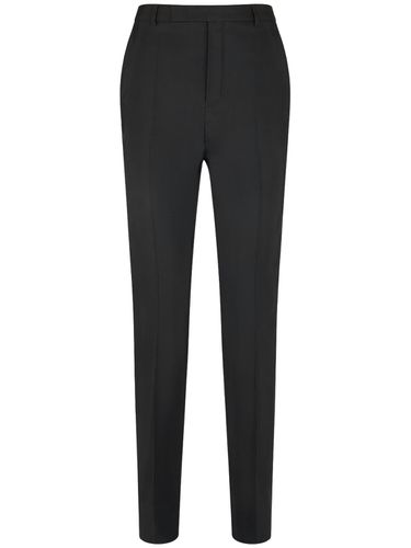 Pantalon Taille Haute En Laine Mélangée - SAINT LAURENT - Modalova