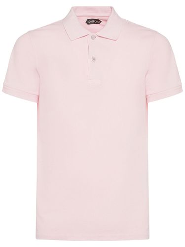 Polo En Piqué De Coton Tennis - TOM FORD - Modalova