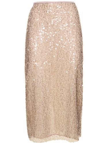 Jupe Midi En Sequins - MSGM - Modalova