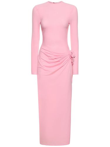 Robe Longue En Jersey Drapé - MAGDA BUTRYM - Modalova