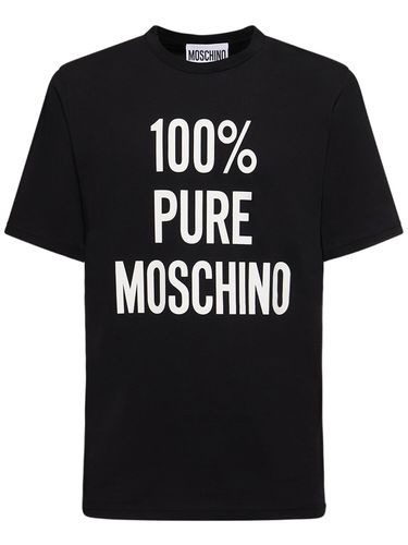 T-shirt En Coton 100% Pure Moschino - MOSCHINO - Modalova