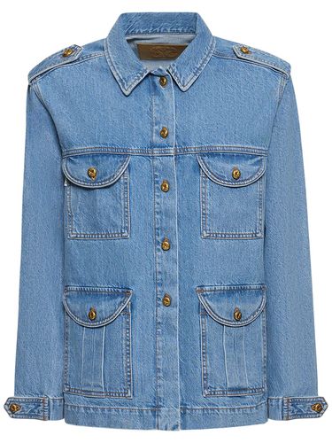 Veste En Denim Nariida Maya Sahariana - BLAZÉ MILANO - Modalova