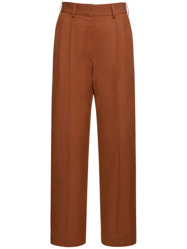 Pantalon En Lin Mélangé Dojo Rust Fox - BLAZÉ MILANO - Modalova